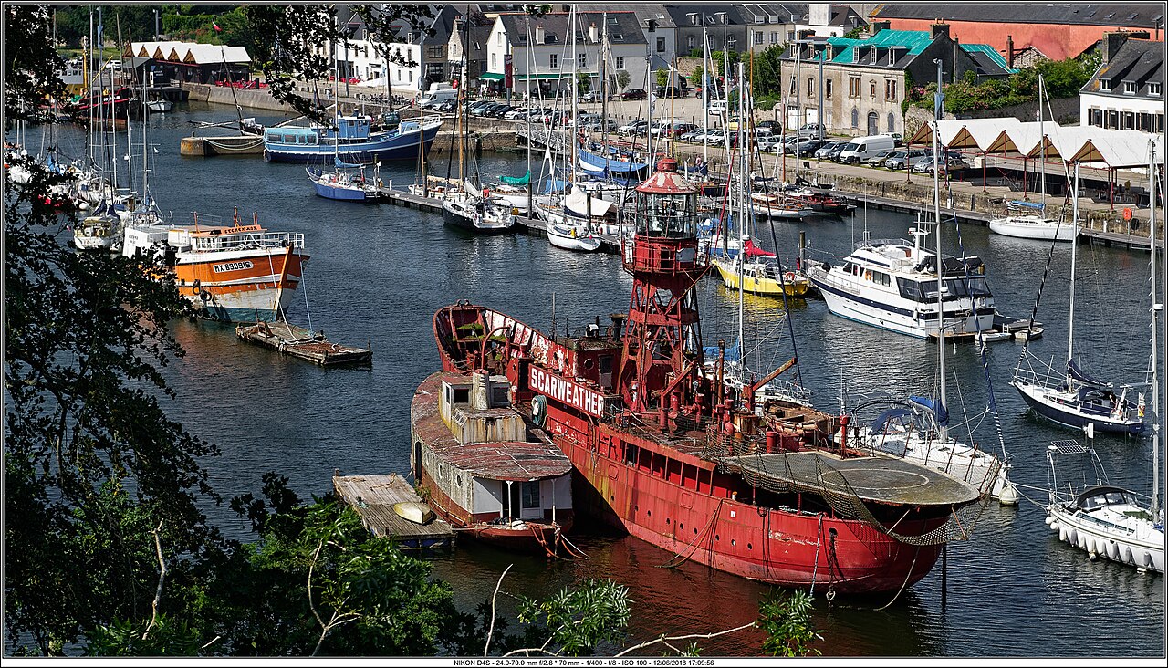 Vue sur le Port-Rhu à Douarnenez Vue sur le Port-Rhu à Douarnenez